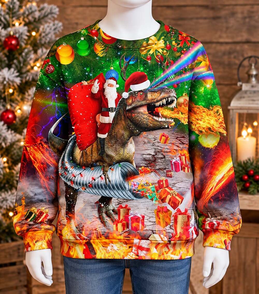 Ugly Christmas Holiday Sweater Pullover-new. Children’s XL